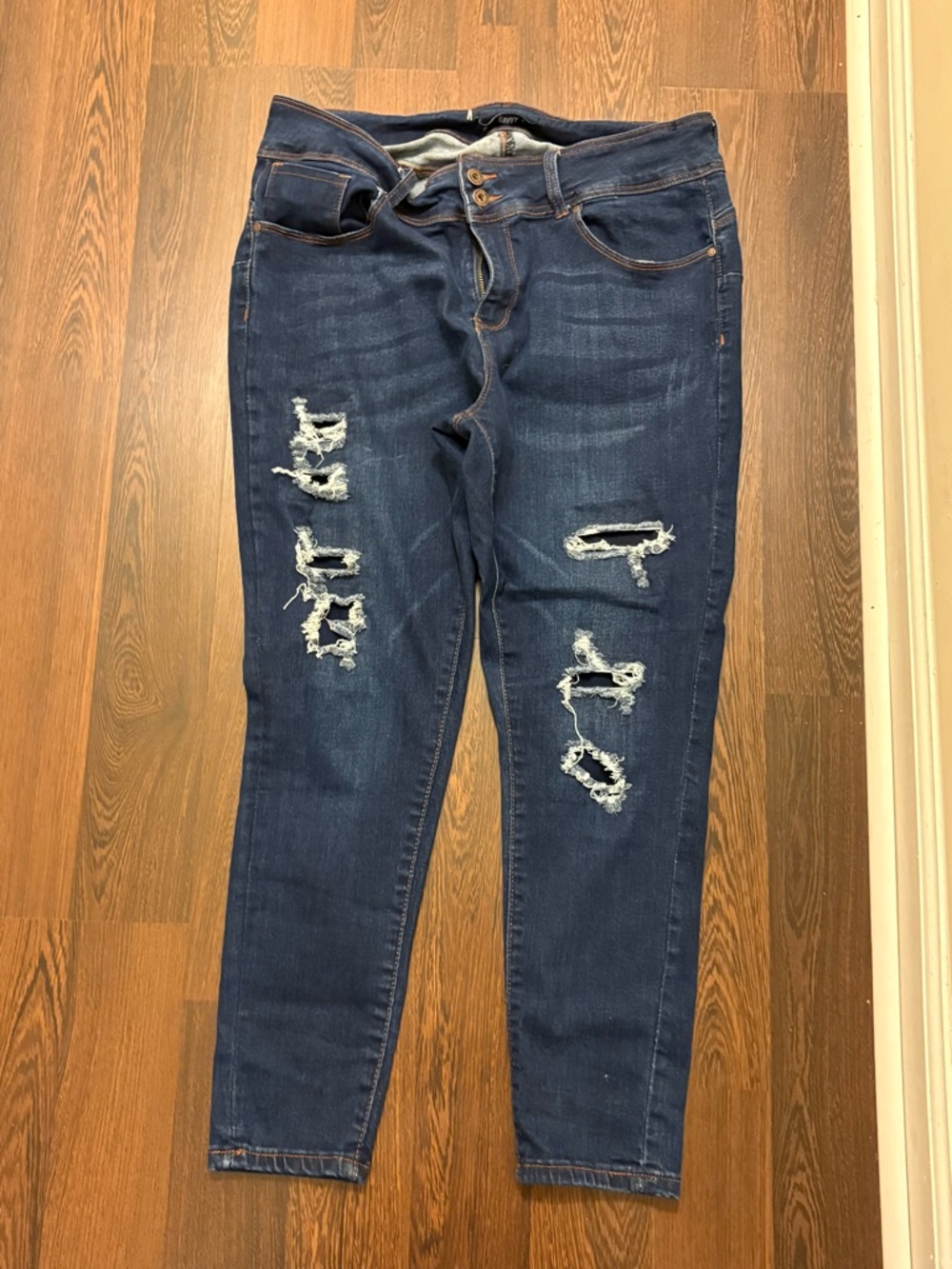 Crop Denim Pants Size 20 (Cart B-113)